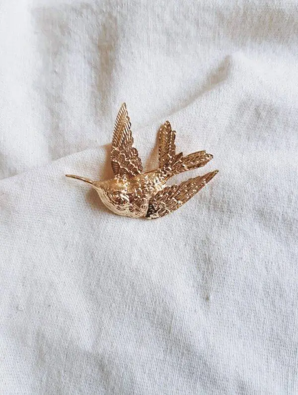 Broche colibrí