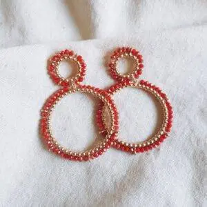 Aros double rojo