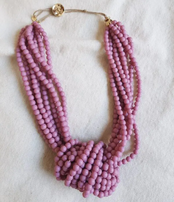 Collar nudo Malva