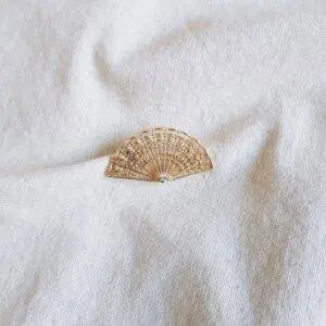 Broche abanico filigrana