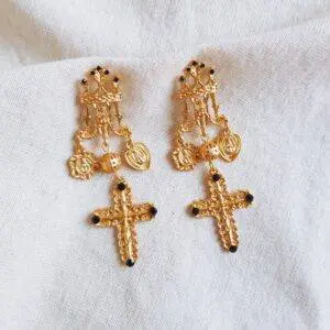 Pendientes Cruz Faith