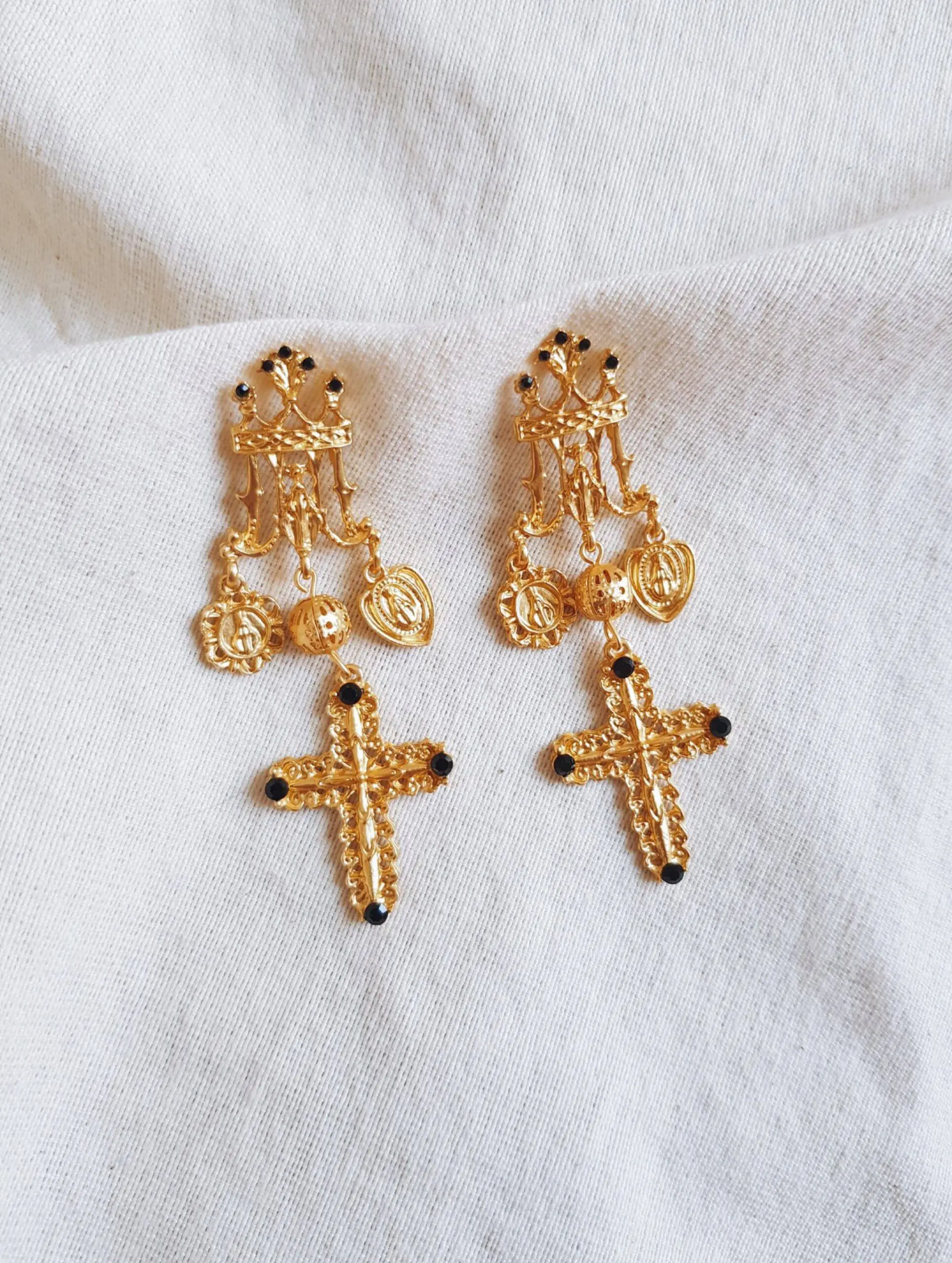 Pendientes Cruz Faith