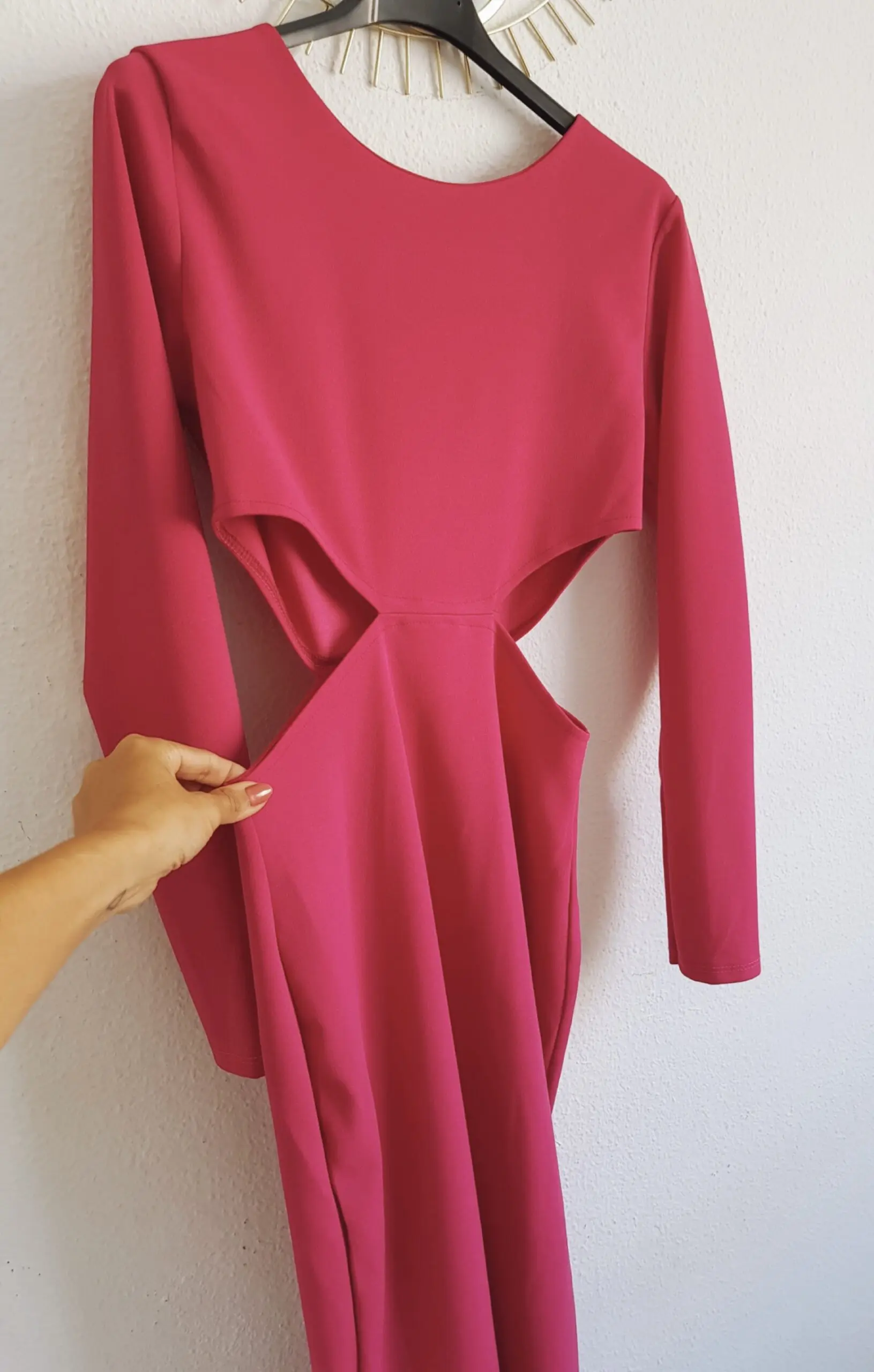 Vestido cut out buganvilla