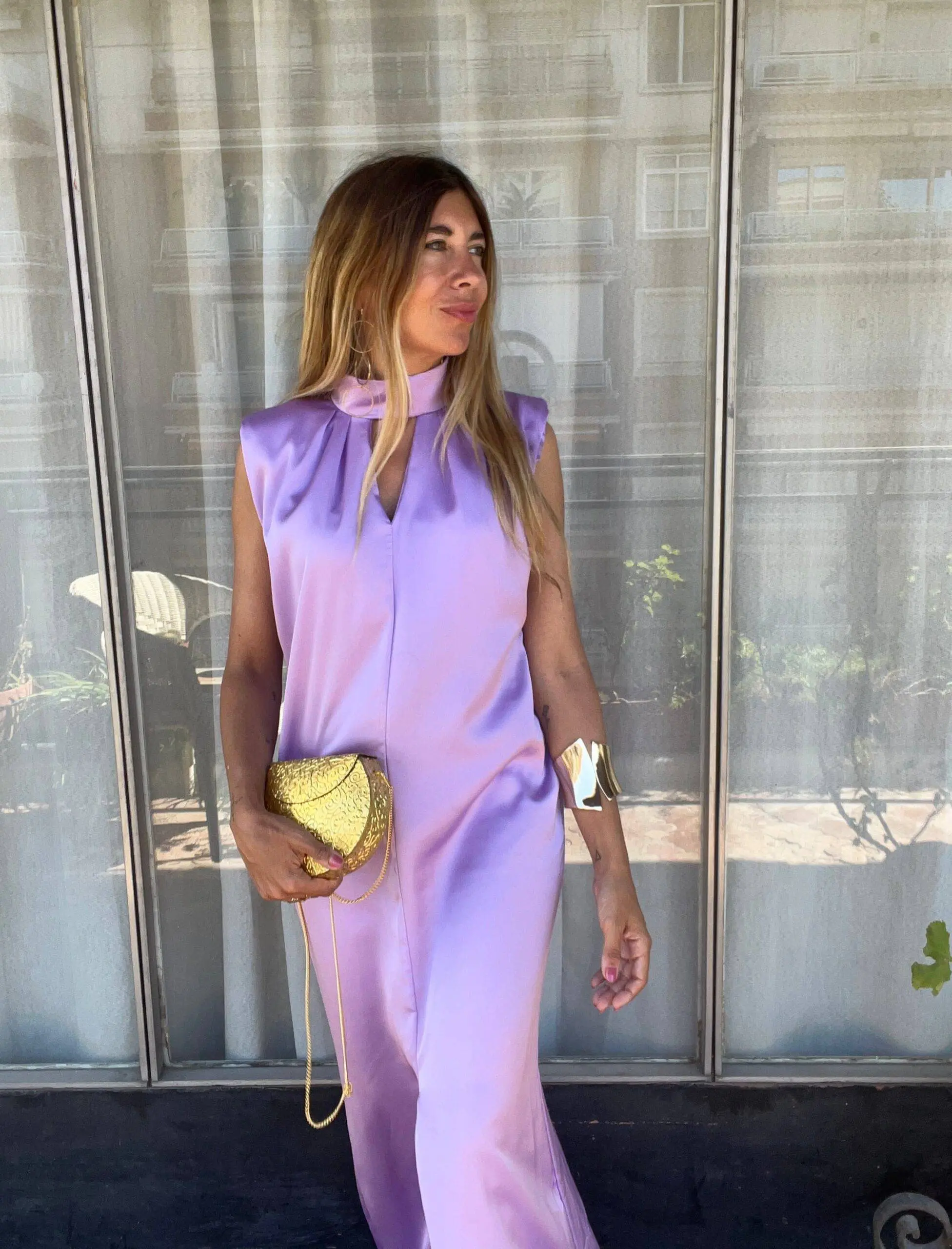 Vestido Africa Malva