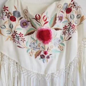 Mantoncillo flores crudo