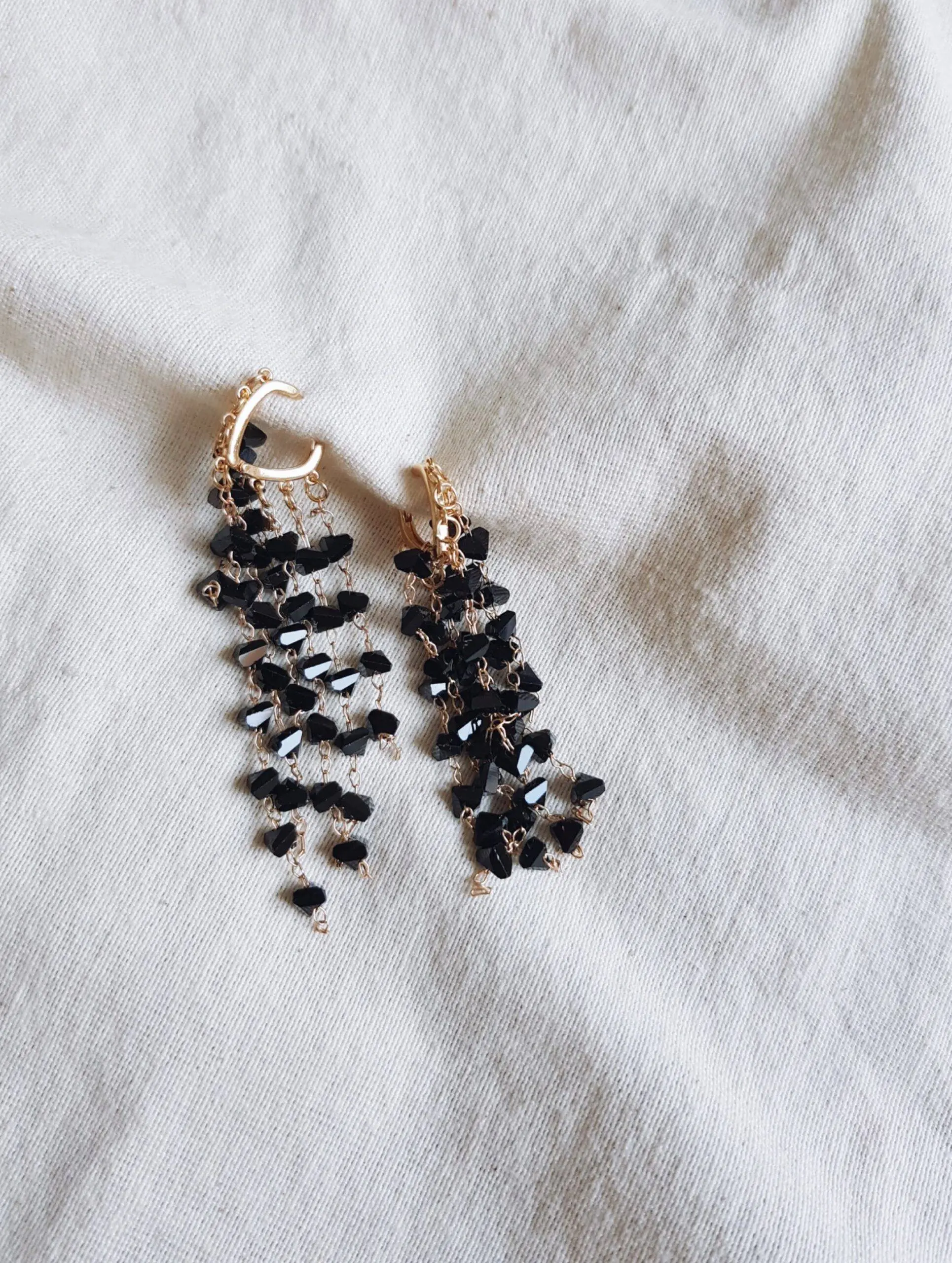 Pendientes cascada black