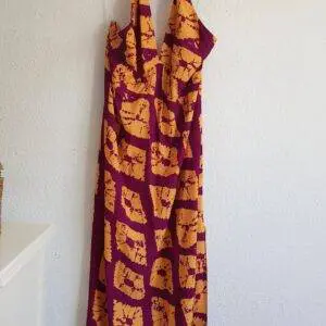 Vestido print buganvilla