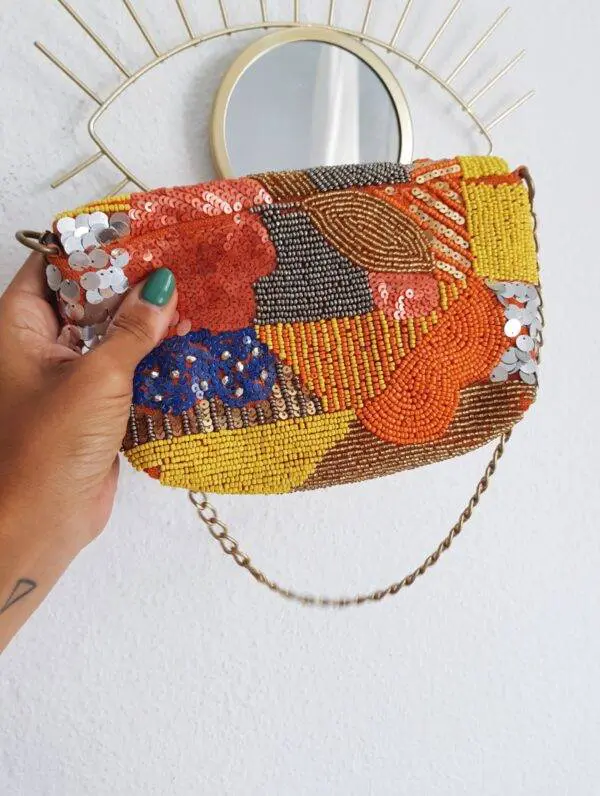 Bolso Indira Orange & Yellow - Imagen 2