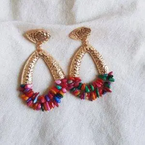 Pendientes gadea multicolor