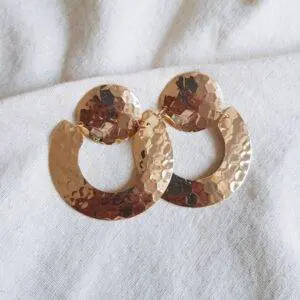 Pendientes aro maxi gold