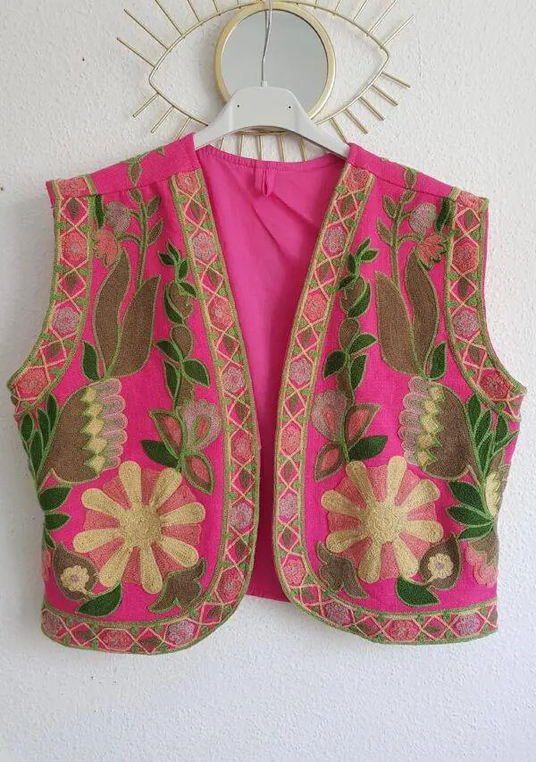 Chaleco fucsia