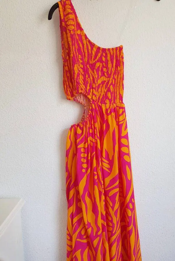 Vestido jungle fucsia