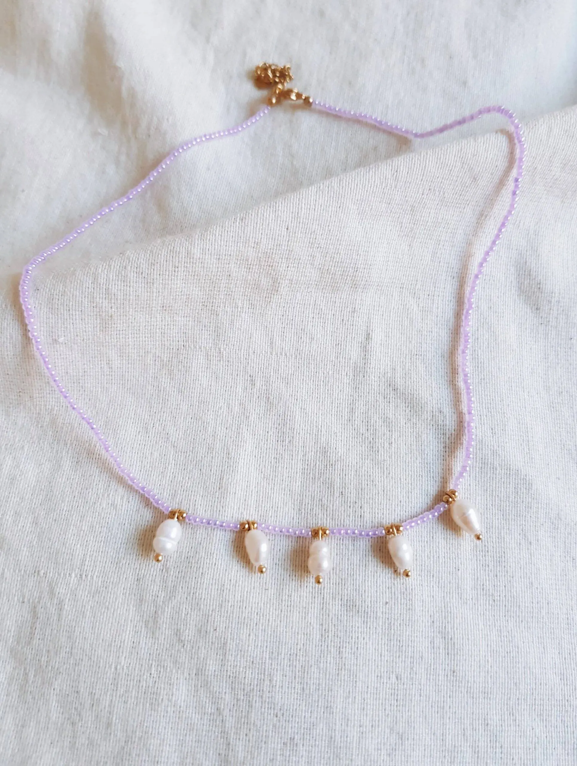 Cadenita Malva Perla