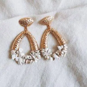 Pendientes gadea beige