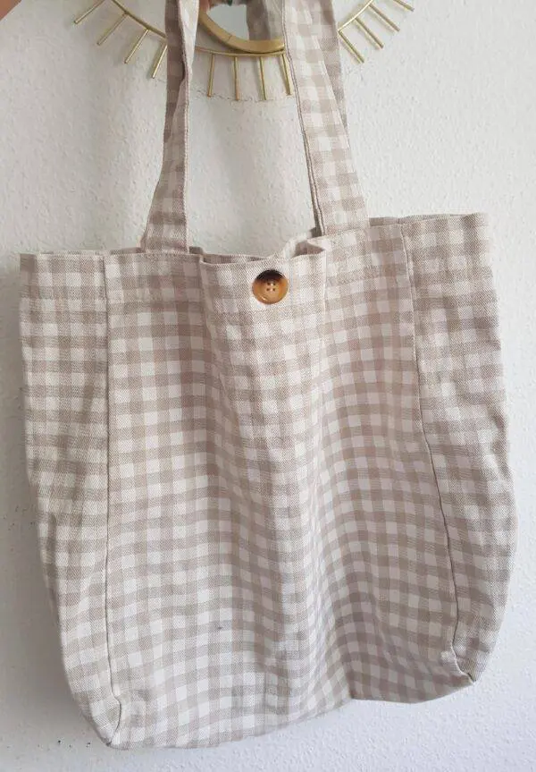 Bolsa Vichy Beige