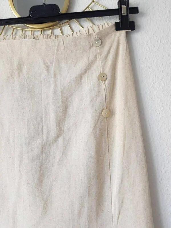 Falda Lino Beige - Imagen 2