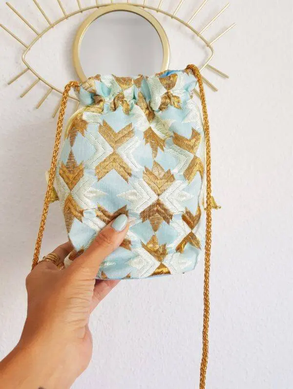 Bolsito saco geometry sky