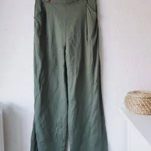 Pantalón Lino kaki