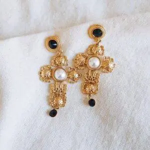 Pendientes Cruz london