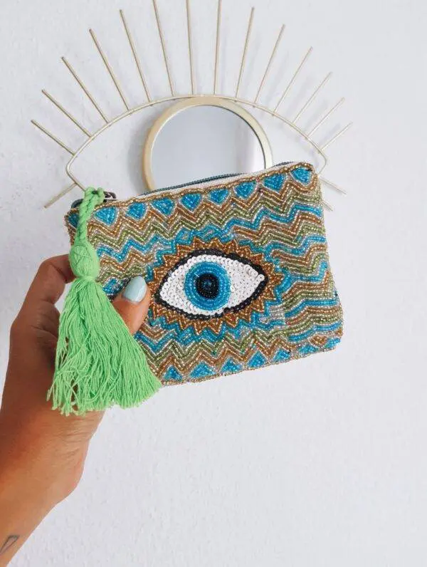Cartera Ojo Green