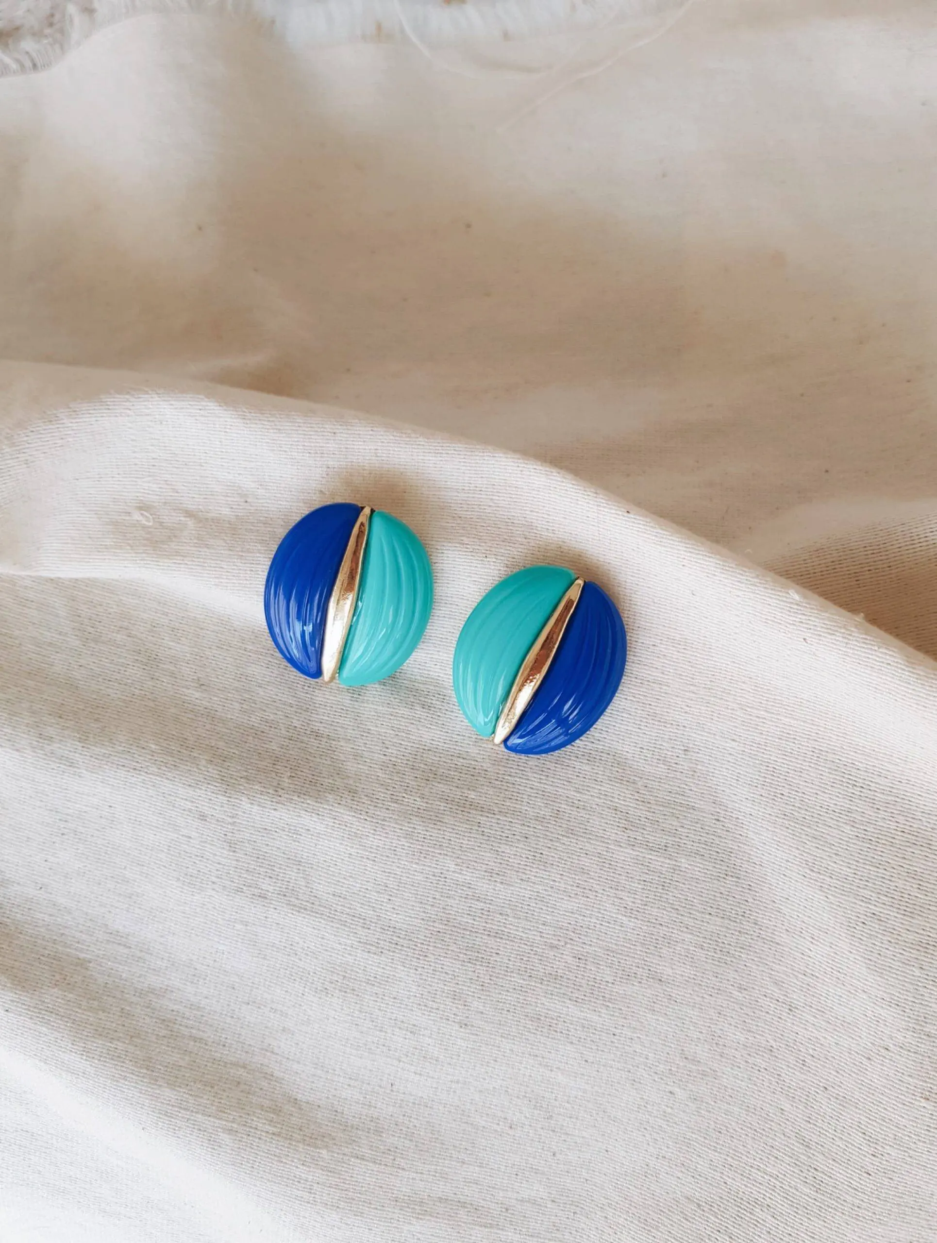 Pendientes summer turquesa