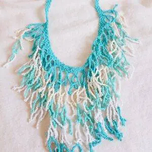 Collar cuentas turquesa
