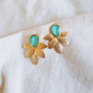 Pendientes Ibiza turquesa