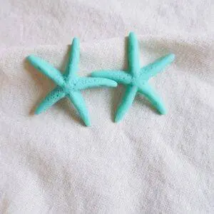 Pendientes Estrella Mar Turquesa