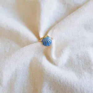 Anillo Concha Turquesa