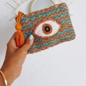 Cartera ojo orange