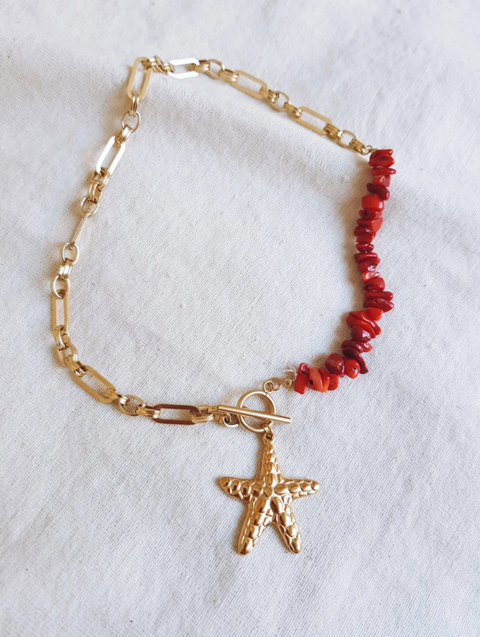 Collar Estrella mar Corales