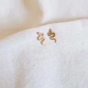 Pendientes snake mid