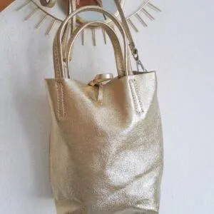 Bolso piel golden