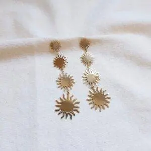 Pendientes soles bolonia