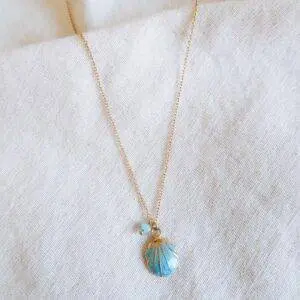 Collar Estrella mar turquesa