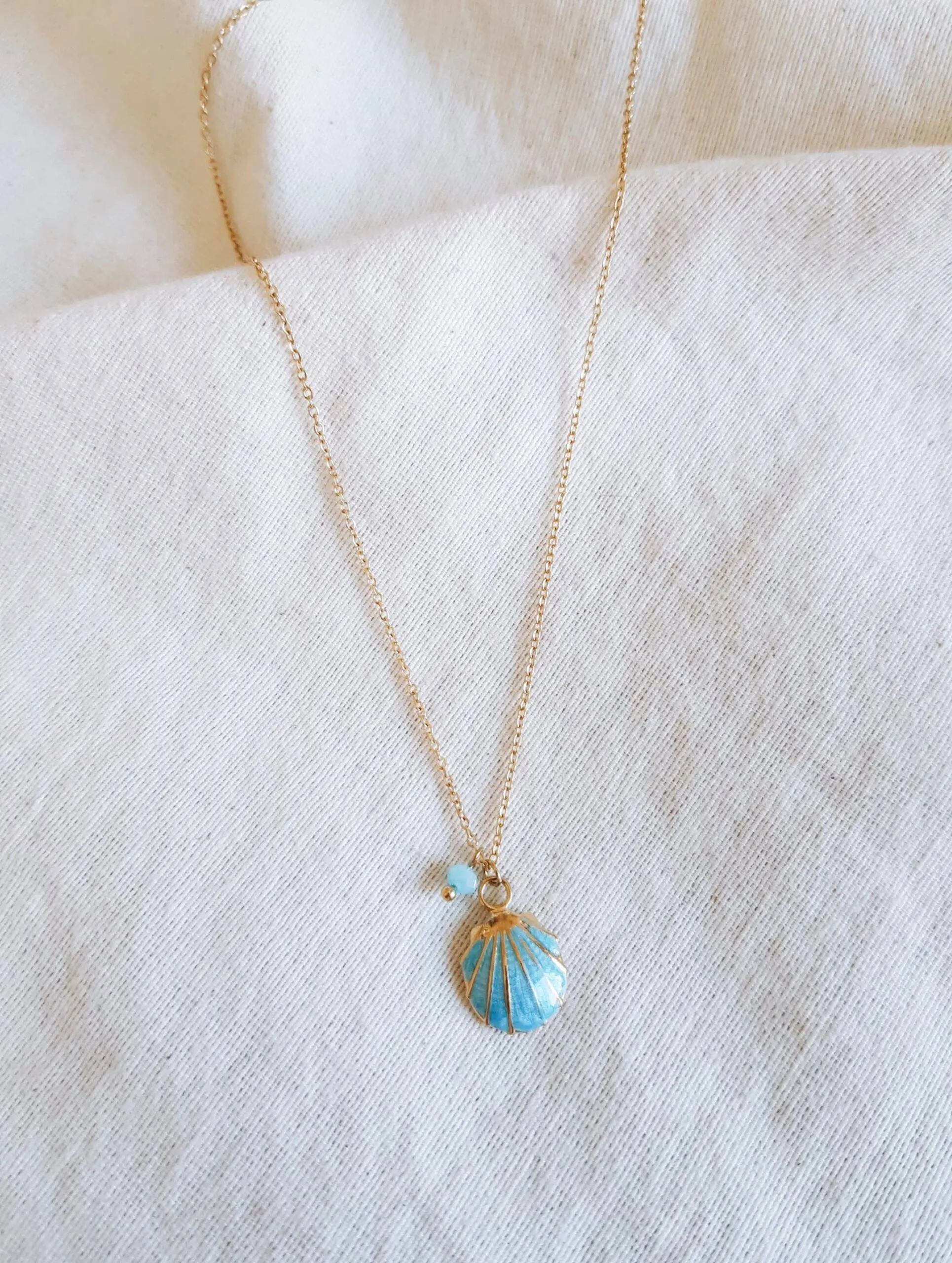 Collar Estrella mar turquesa