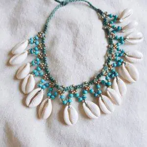 Choker Mijas turquesa