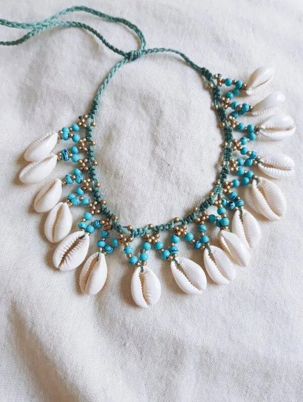 Choker Mijas turquesa