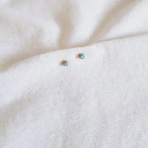 Pendientes Minis turquesa