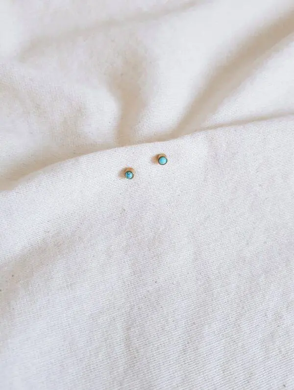 Pendientes Minis turquesa