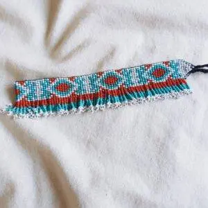 Choker mahon turquesa