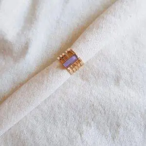 Anillo Florencia morado