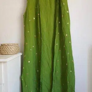 Kimono golden verde