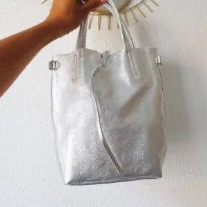 Bolso Piel Silver