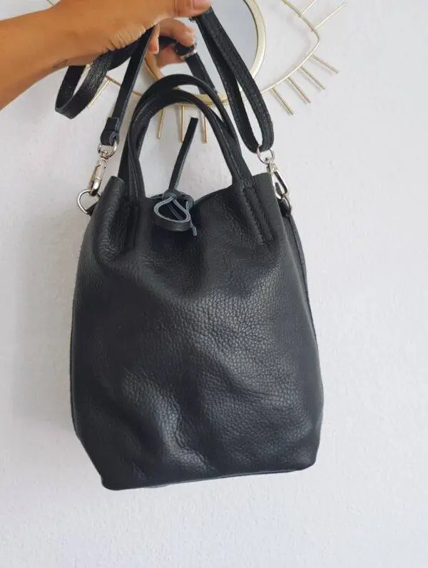 Bolso piel black