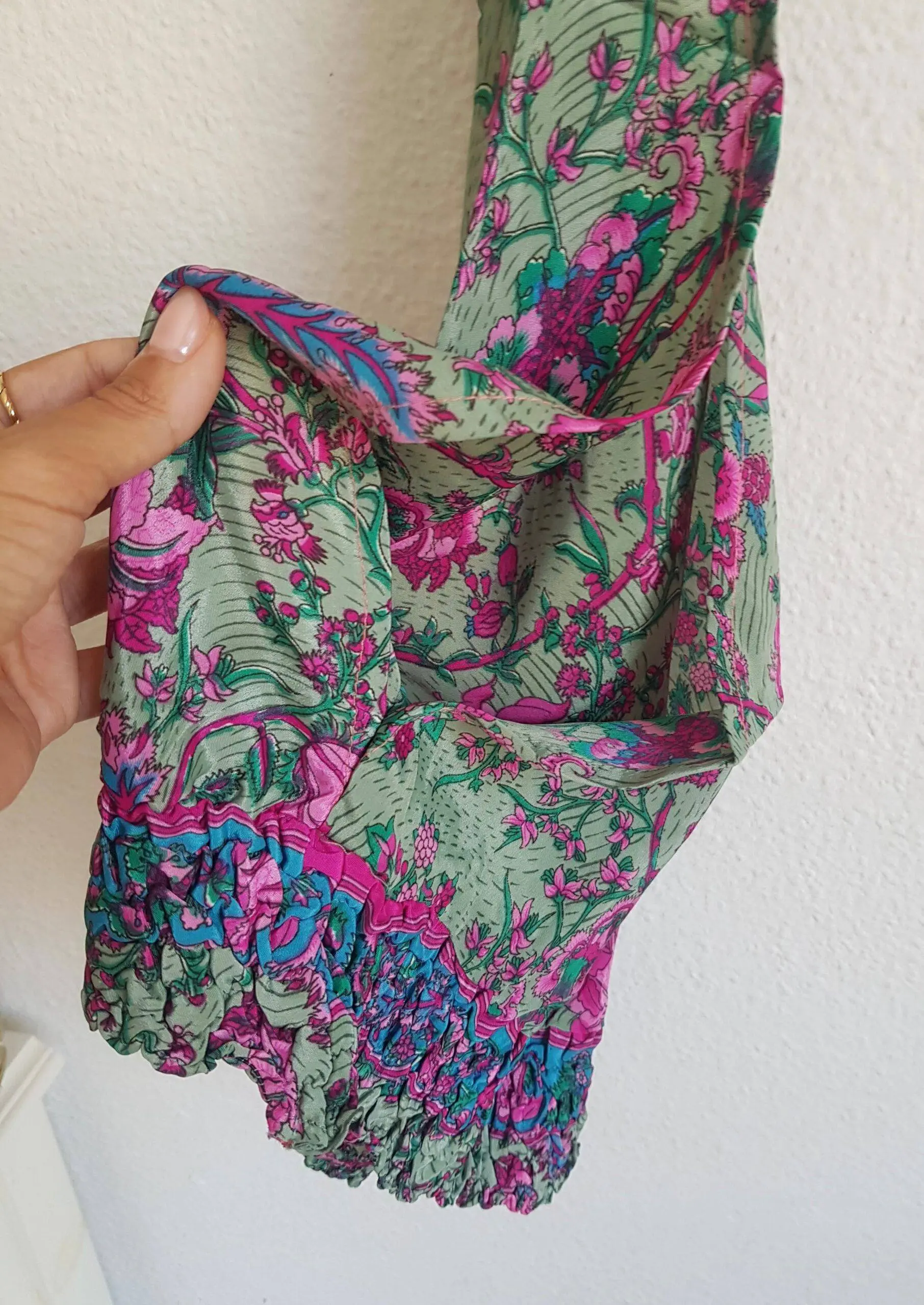 Top pink seda - Imagen 3