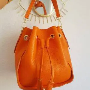 Bolso piel orange