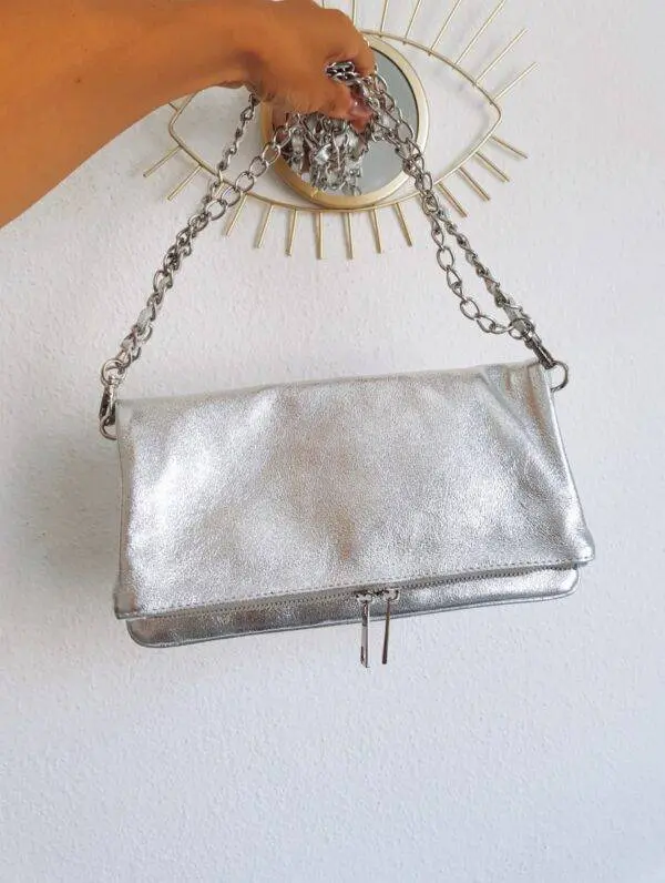 Bolso miami plata
