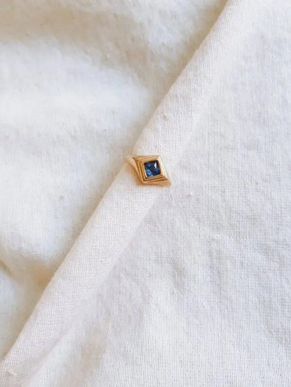 Anillo Blue golden