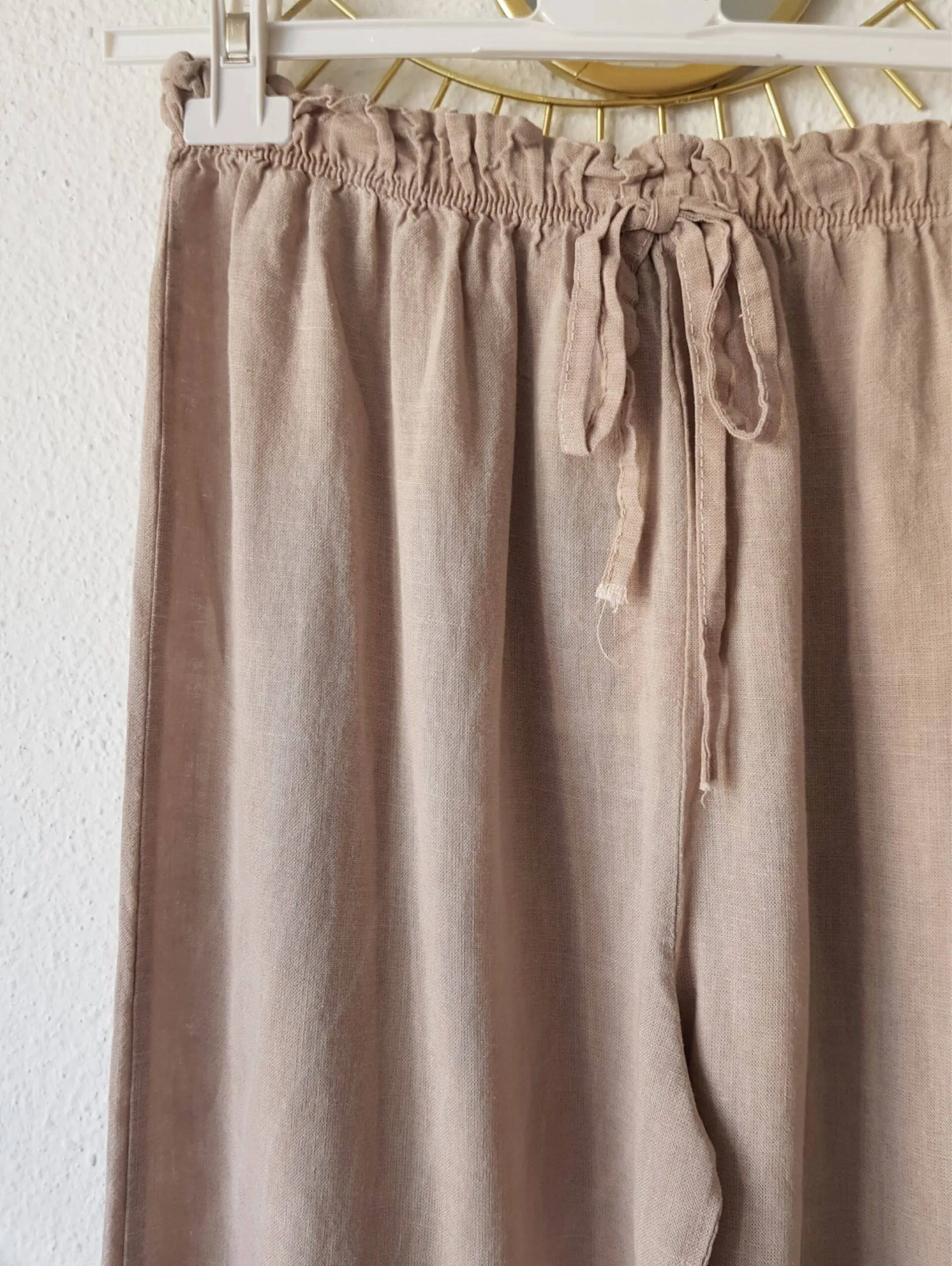 Pantalón Lino flecos - Imagen 2